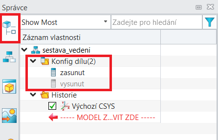 Polohový pohled v ZW3D - krok 3