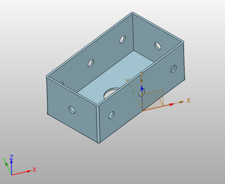 Posun importované součásti vůči souřadnému systému v ZW3D - krok 7