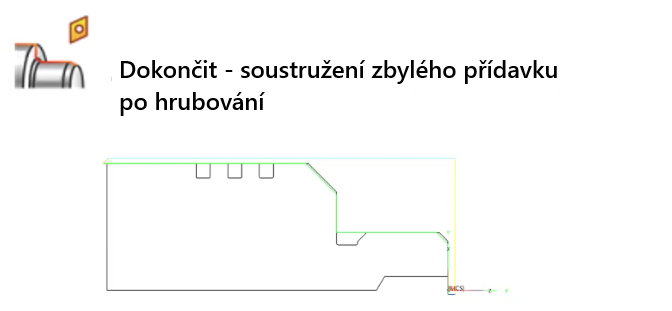 ZW3D CAM soustružení - dokončování soustružení
