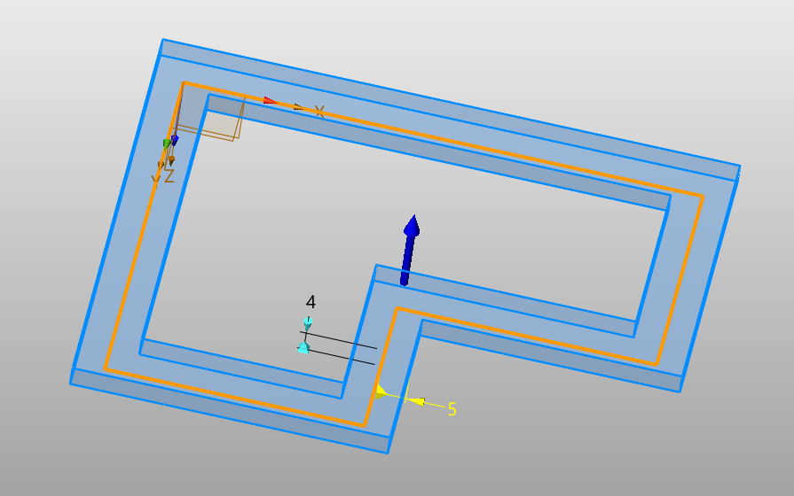 Tvorba vysunutí v ZW3D - Odsazení Stejná tloušťka model
