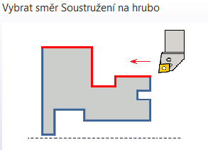 ZW3D CAM soustružení - směr řezu